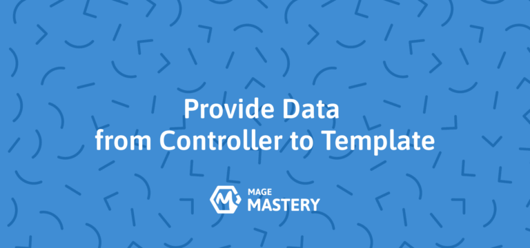 Magento 2: Provide Data from Controller to Template